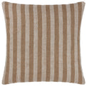 Strata Stripe 45cm Jute Cotton Cushion