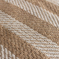 Strata Stripe 45cm Jute Cotton Cushion