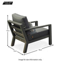 LIFE Timber Outdoor Lounge Set - Chair Size Guide