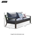 LIFE Timber Outdoor Lounge Set - Sofa Size Guide