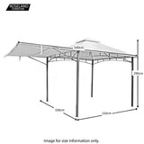  Algarve Gazebo - Size Guide