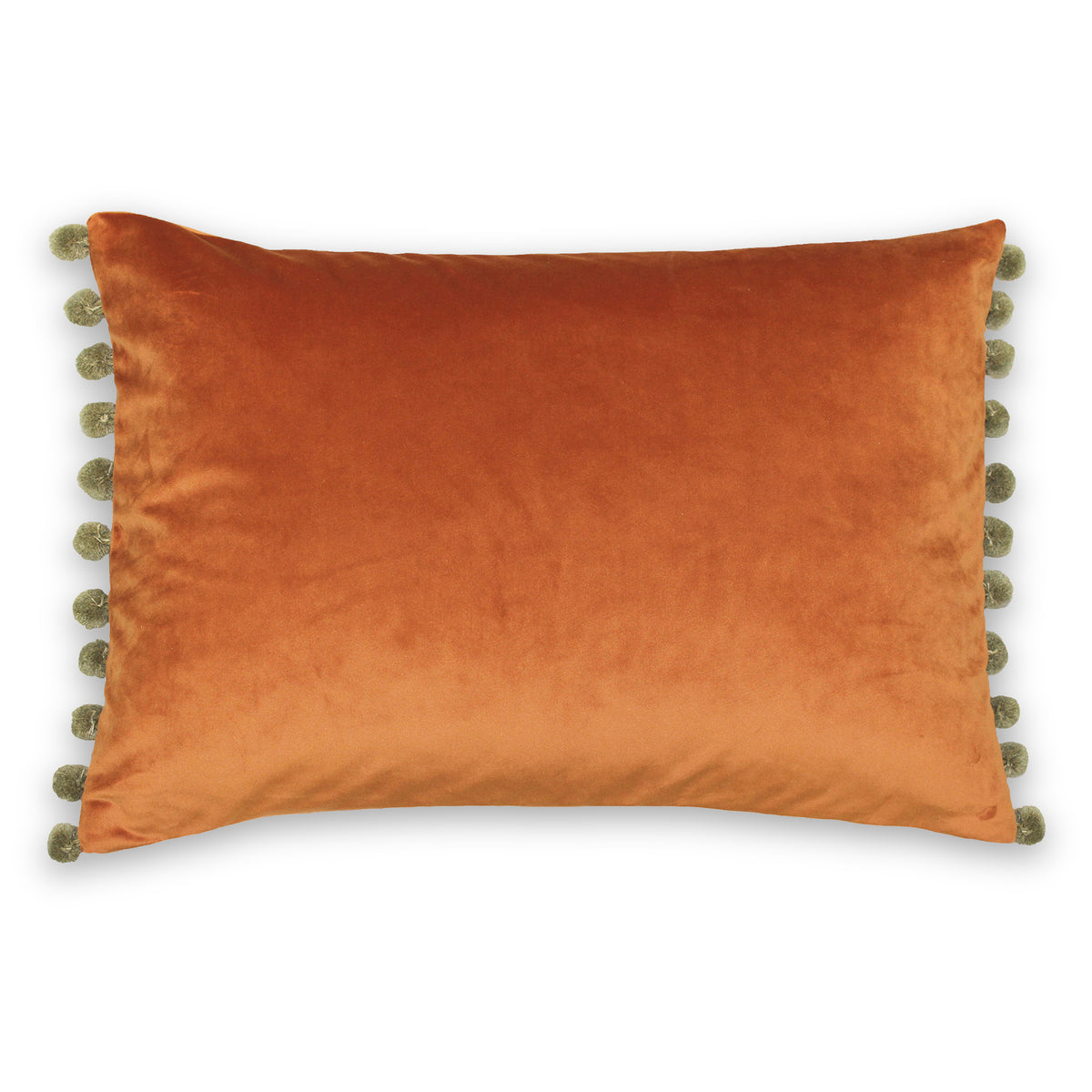 Stockton Polyester Cushion | Rust/Khaki