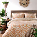 Dayton Duvet Set | Single | Terracotta