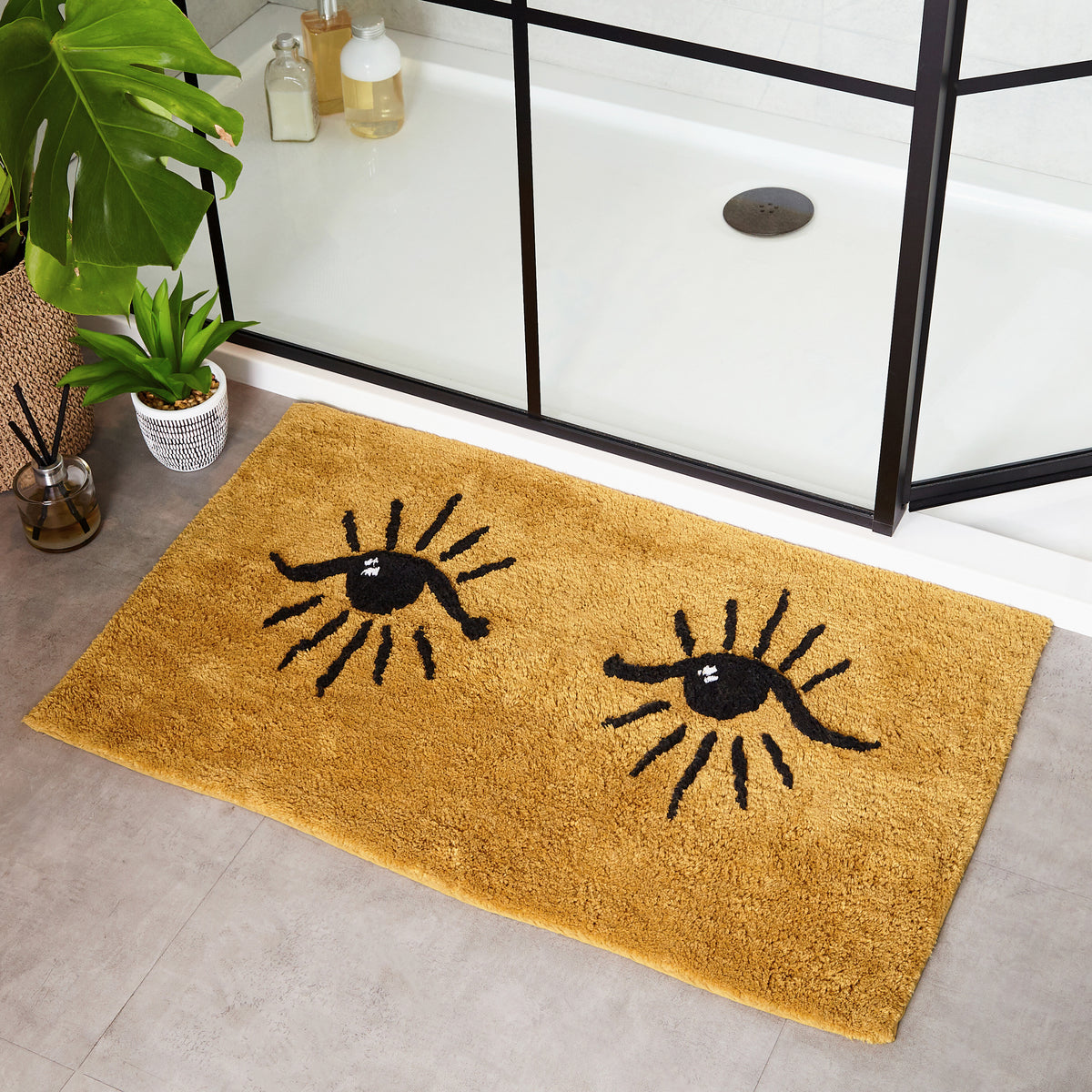 Theia Abstract Eye 80cm Cotton Bath Mat