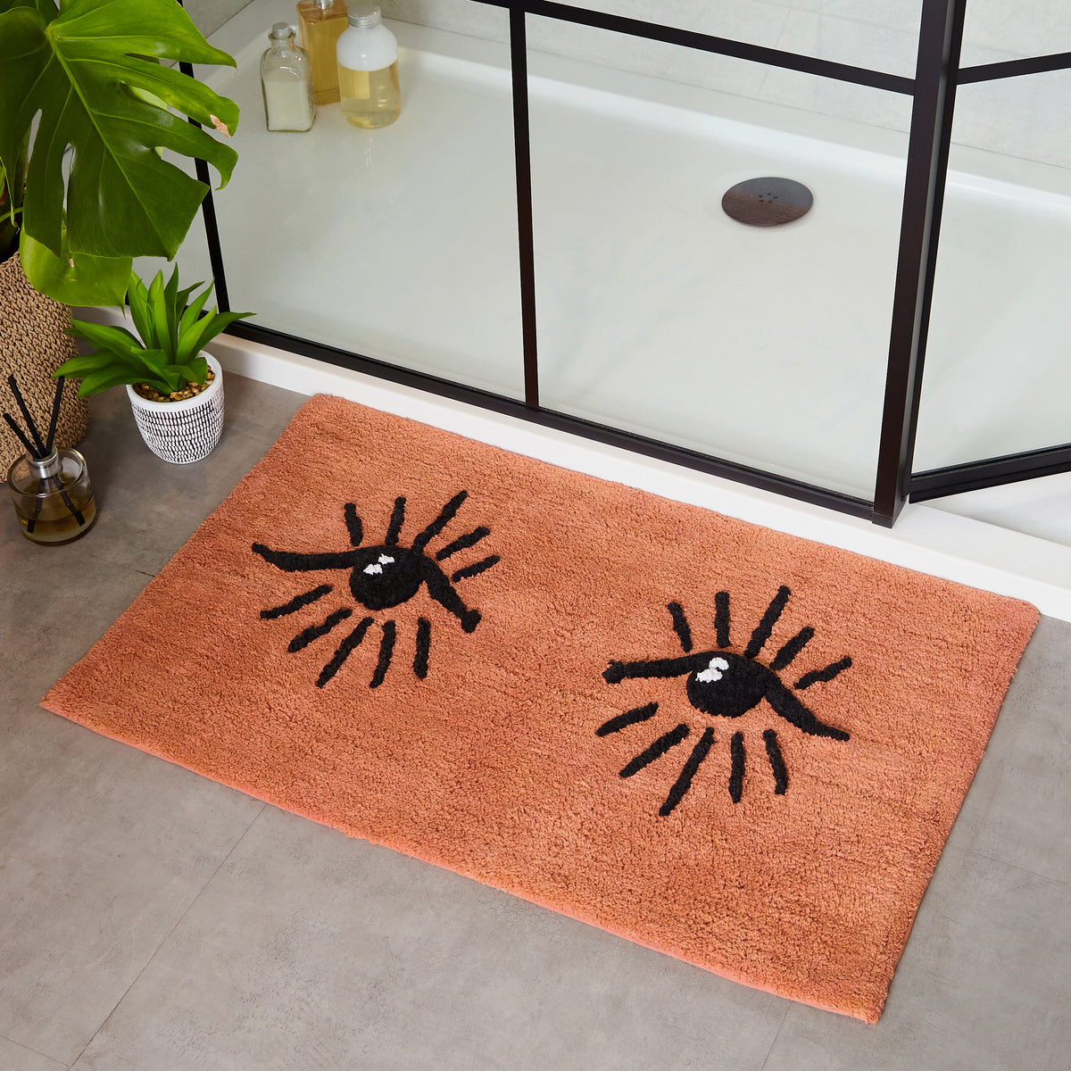 Theia Abstract Eye 80cm Cotton Bath Mat