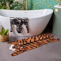 Tiger 126cm Burnt Orange Cotton Bath Mat