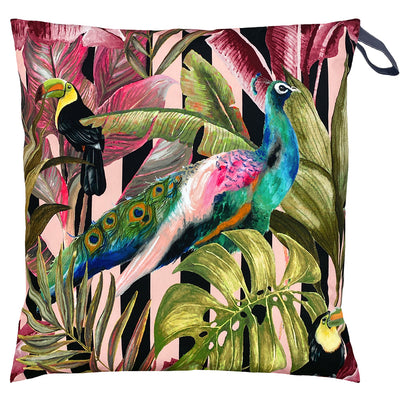Toucan and Peacock 70cm Outdoor Polyester Floor Cushion