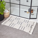 Tassel Stitch 80cm Cotton Bath Mat