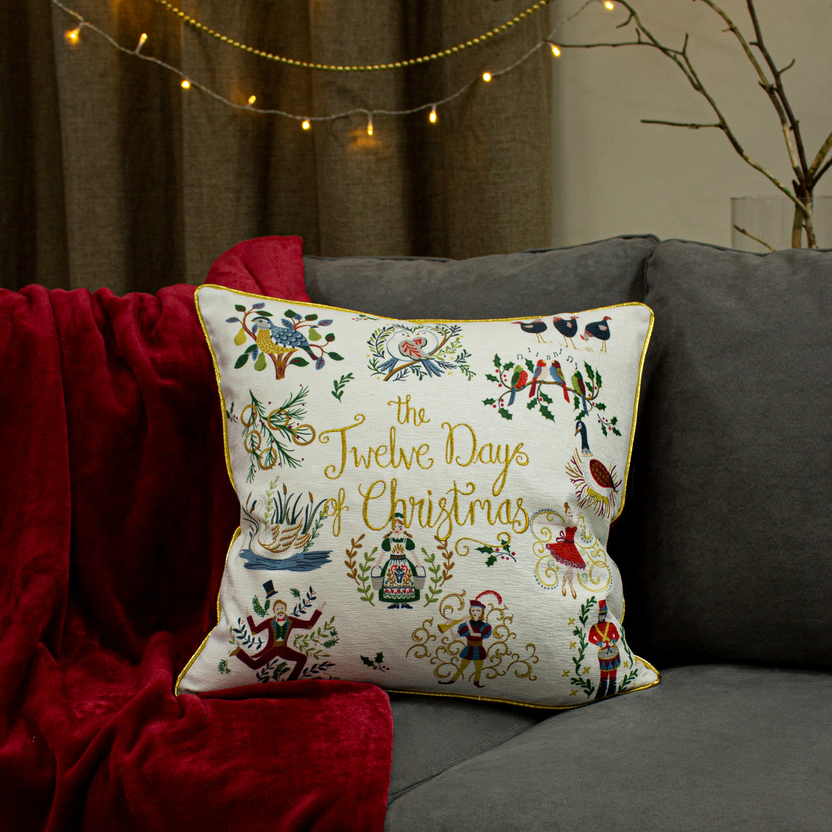 Frederic Twelve Days Polyester Cushion