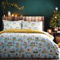 Frederic Twelve Days Duvet Set | Single | Blue