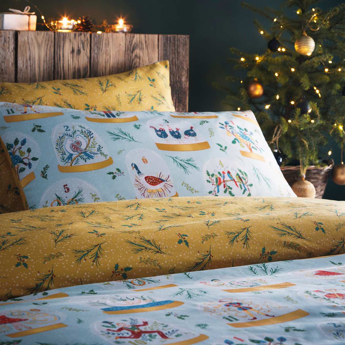Frederic Twelve Days Duvet Set | Single | Blue