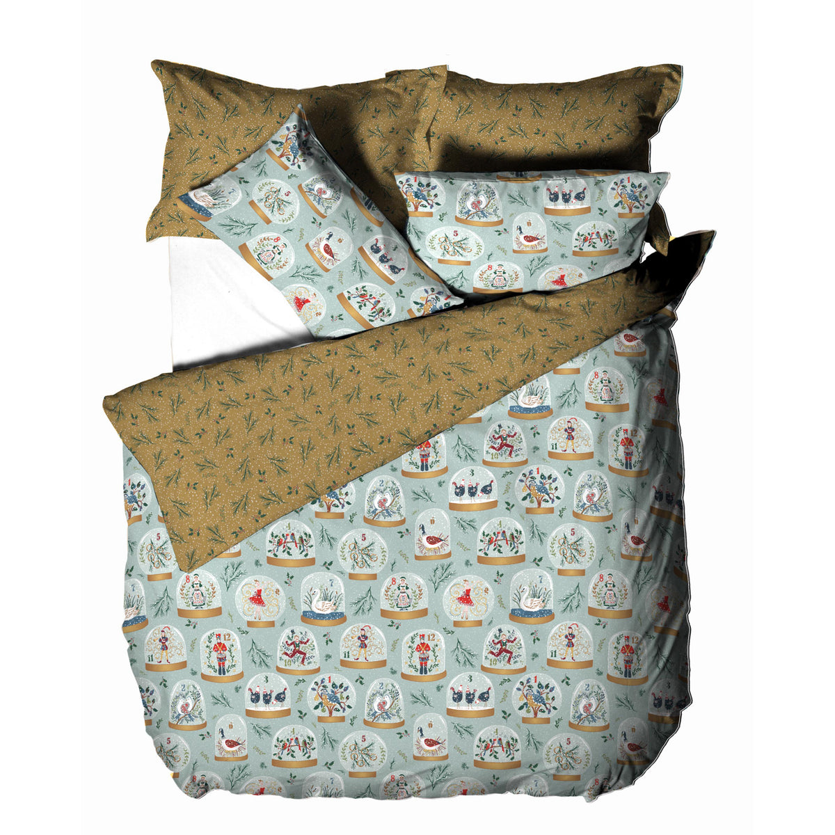 Frederic Twelve Days Duvet Set | Single | Blue