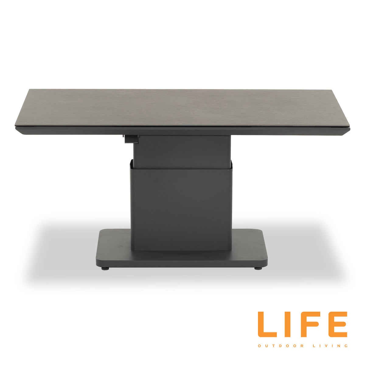 LIFE Timber Corner Set with Ceramic Adjustable Table
