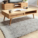 Venti Natural Mango Wood and Cane Coffee Table Lifestyle