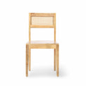 Venti Natural Mango Wood & Cane Study or Dining Chair