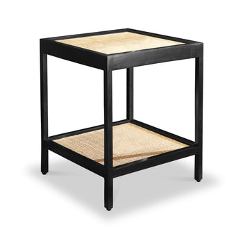 Venti Mango and Cane Side Table