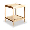 Venti Natural Mango and Cane Side Table from Roseland Furniture
