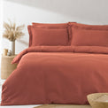 Lavinge Size Duvet Set | Single | Red Clay