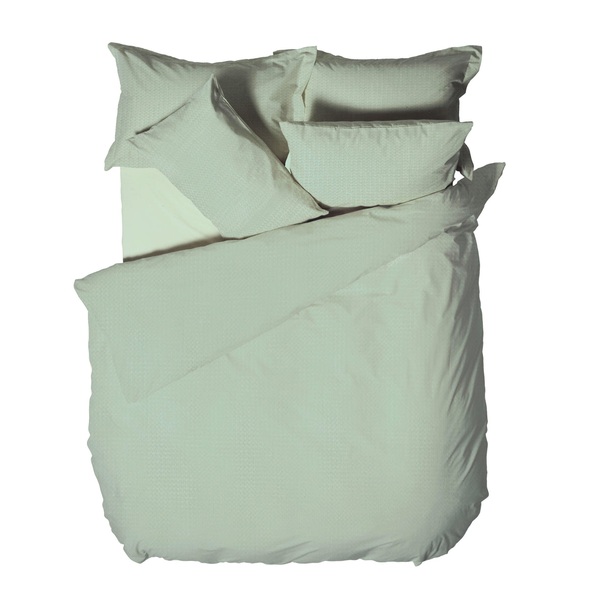 Lavinge Size Duvet Set | Single | Seafoam