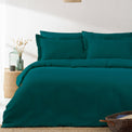 Lavinge Size Duvet Set | Single | Teal