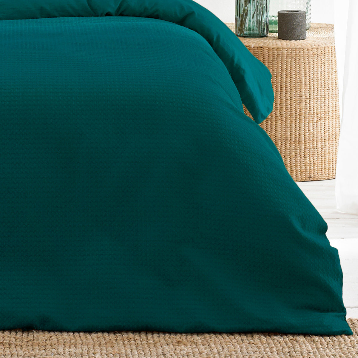 Lavinge Size Duvet Set | Single | Teal