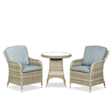 Wentworth 2 Seat Deluxe Rattan Garden Bistro Set from Roseland Home Furniture