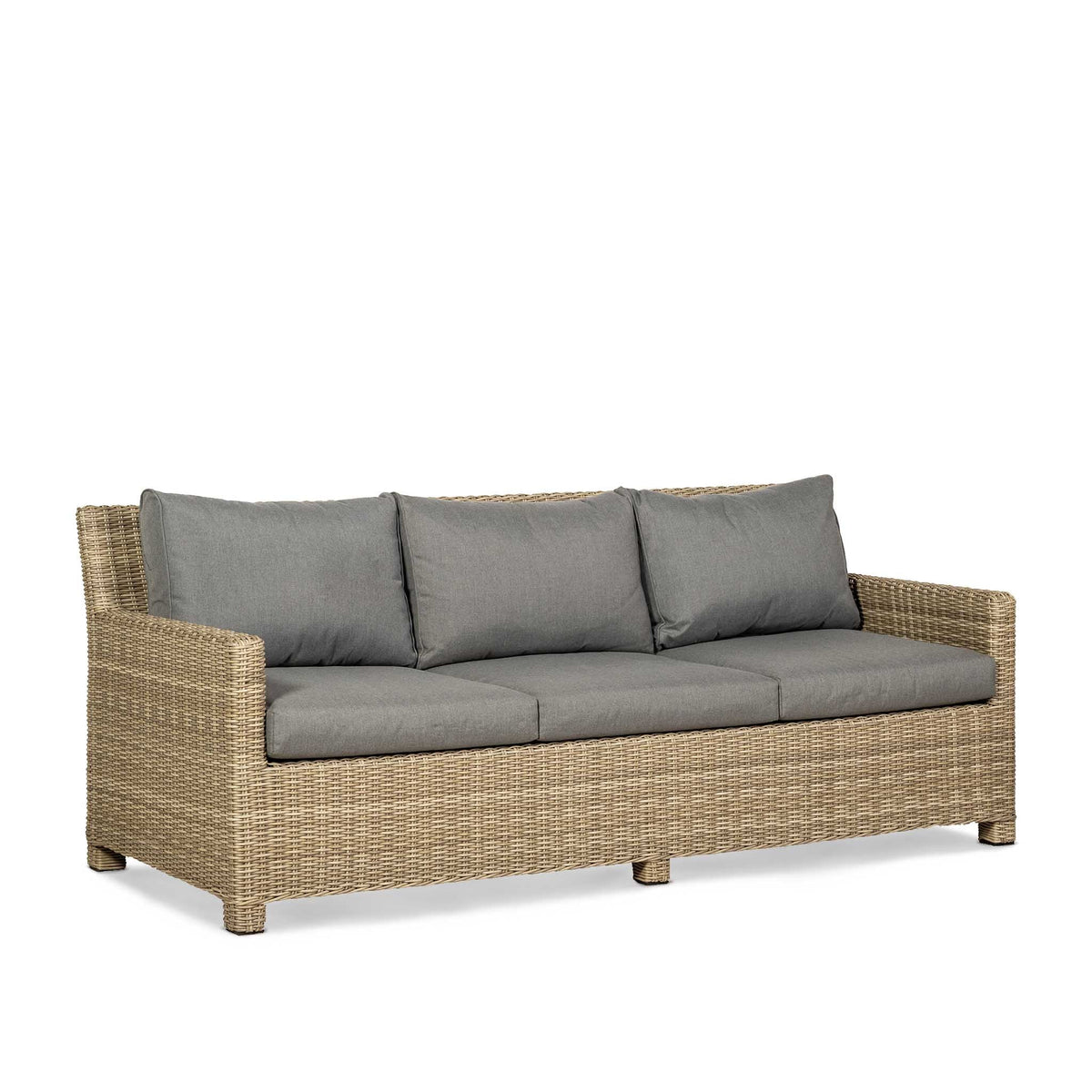 Wentworth Deluxe Rattan Sofa Garden Lounge Set with Adjustable Table - Sofa