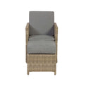 Wentworth 10 Seater Rattan Cube Garden Dining Set Armchair with Stool