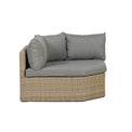 Wentworth Grand Rattan Lounge Set with Coffee Table Corner Seat