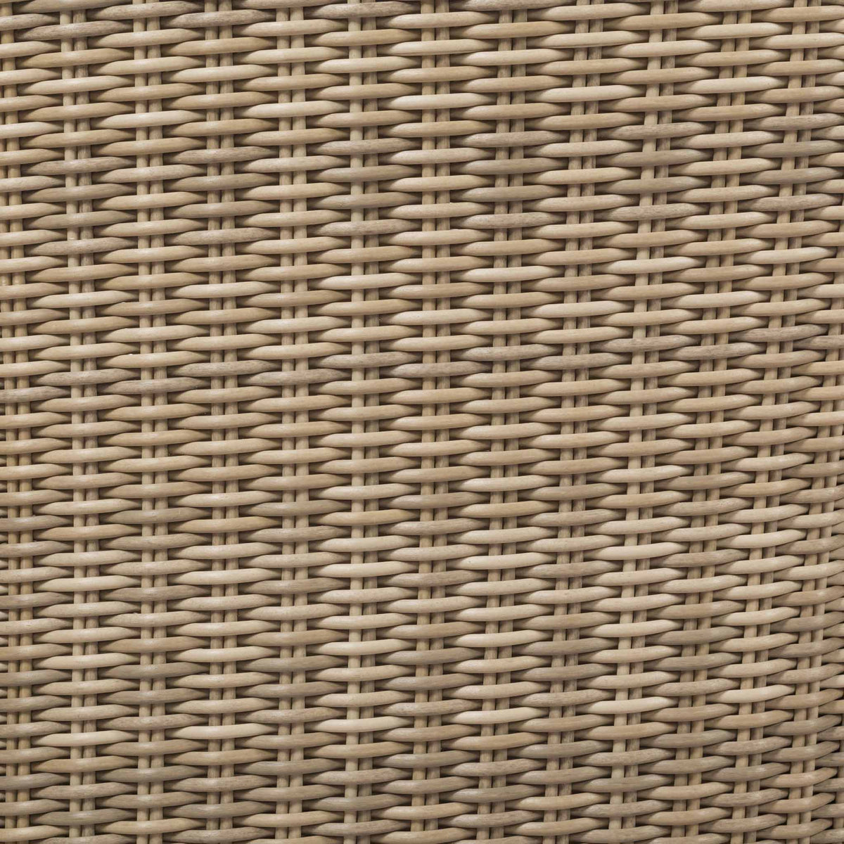 Wentworth Rattan 120cm Fire Pit Garden Dining Table & Lounge Set close up of rattan weave close up