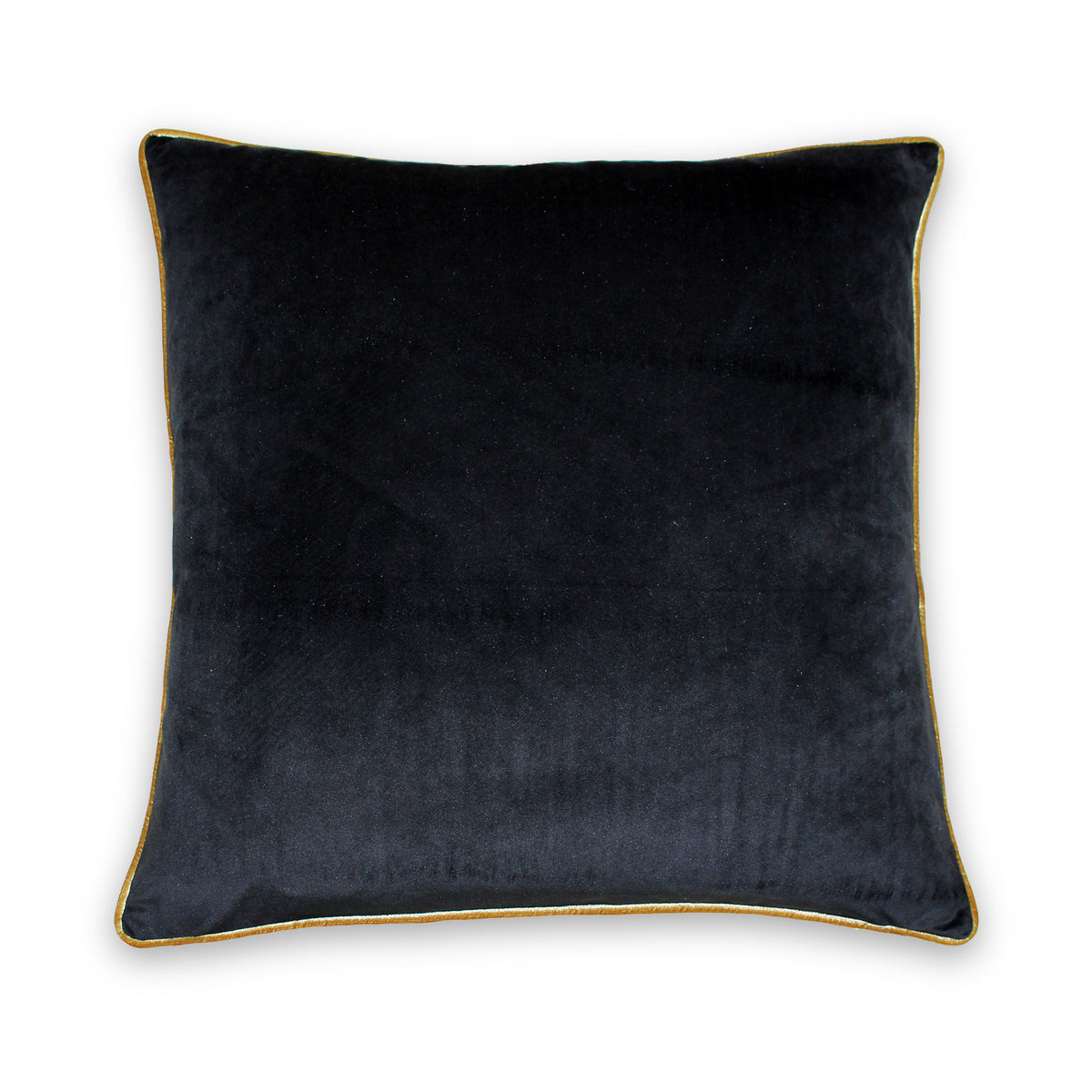 Willis Polyester Cushion | Black/Gold
