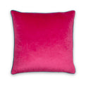 Willis Polyester Cushion | Raspberry/Teal