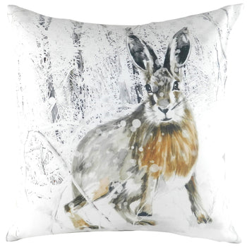 Festive Hare Polyester Cushion