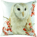 Festive Owls Polyester Cushion
