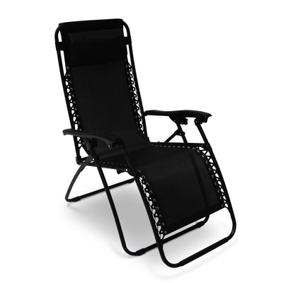 Zero Gravity Sun Lounger with Drinks Holder