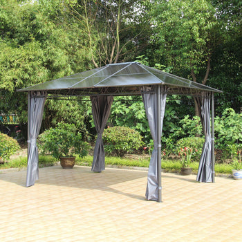 Zurich Polycarbonate Gazebo 3m x 3.6m