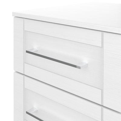 Bellamy White 3 Drawer Dressing Table