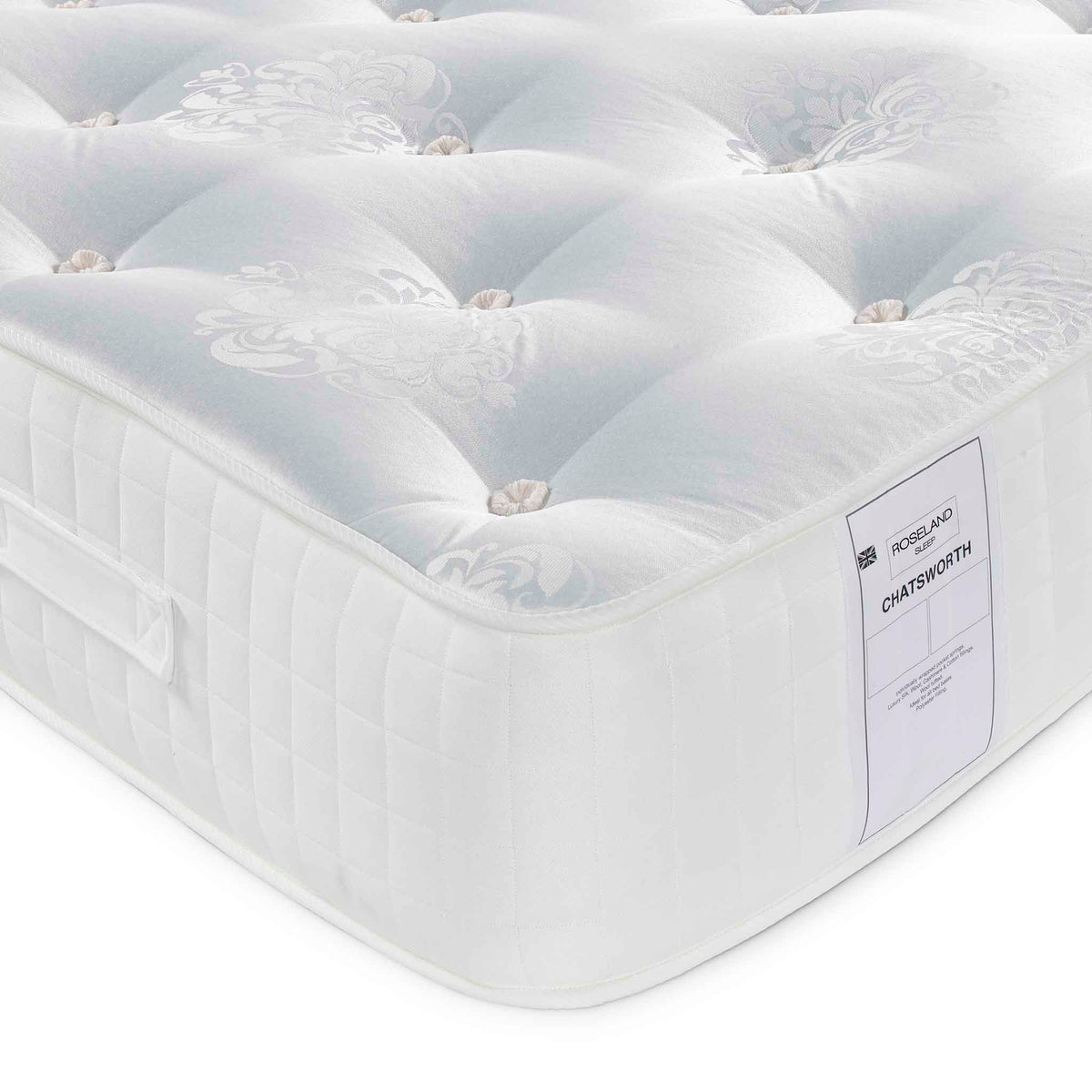 Roseland Sleep Chatsworth Pocket Mattress corner view