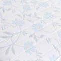 close up of the fabric on the Roseland Sleep Ivy Pocket Laytec Mattress