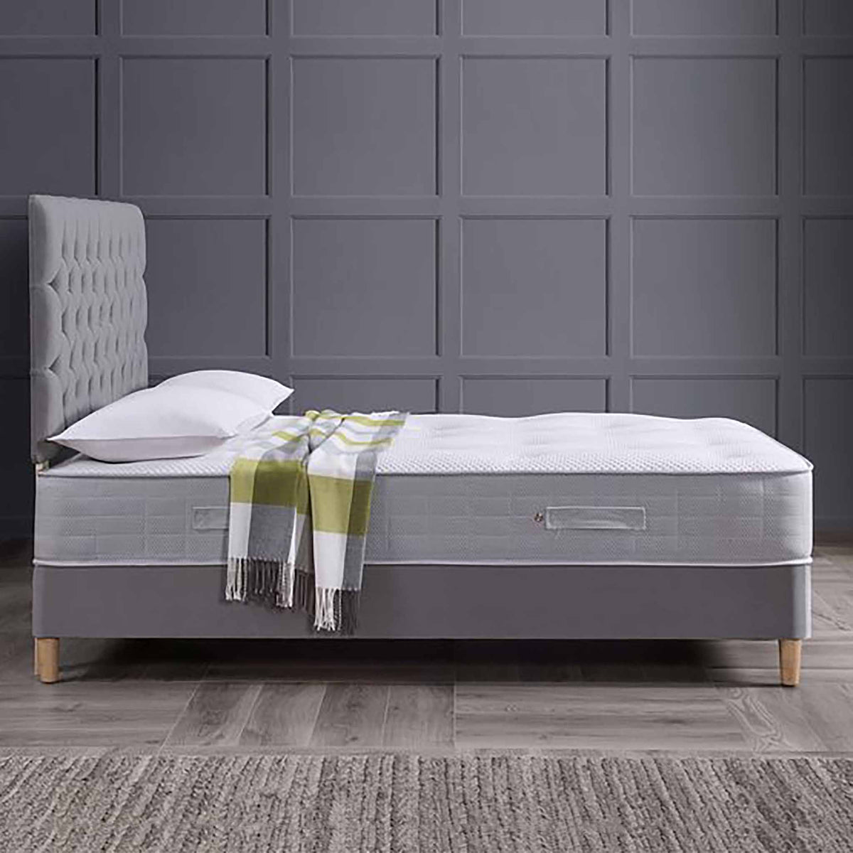 side lifestyle view of the Roseland Sleep Victoria Pocket Mattress